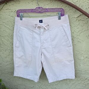 Gap Men’s Casual Drawstring Shorts - Cream Mens Size 30 Lightweight Tan